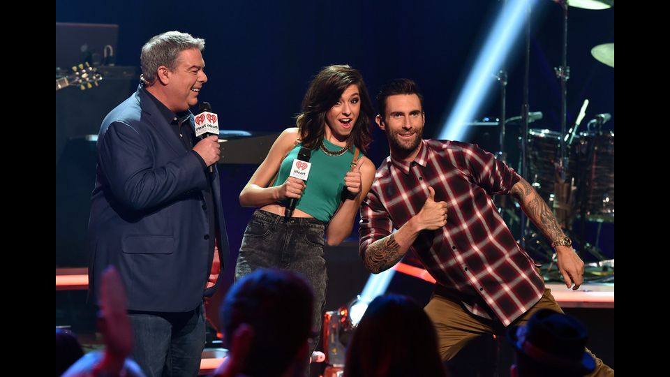 Il 26 agosto del 2014 Christina Grimmie interviene sul palco con i Maroon 5 a Burbank, in California &nbsp;