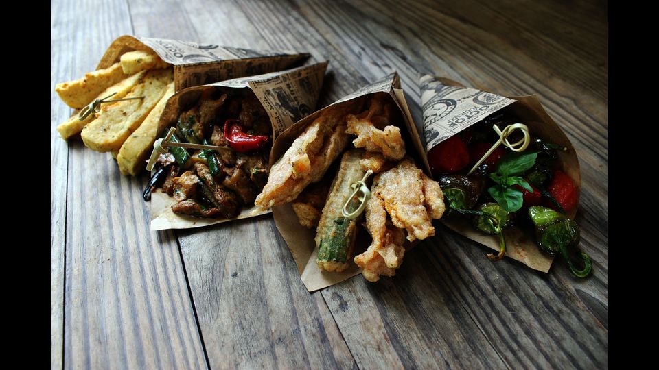 Cibo di strada, verdure