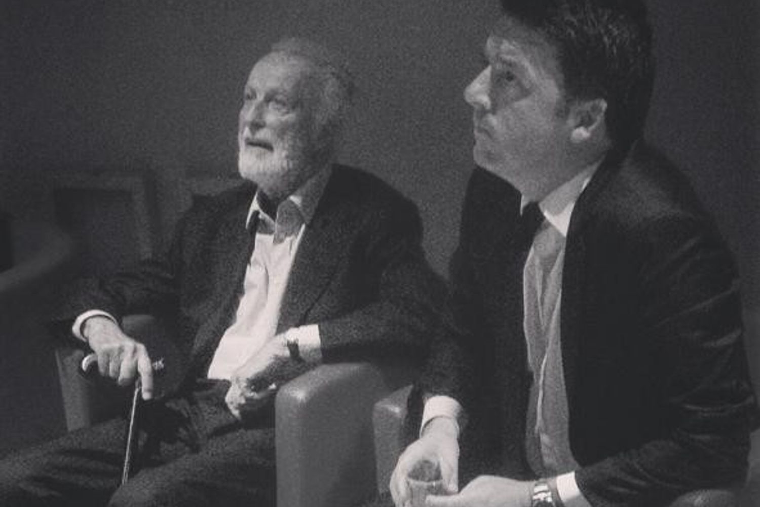 Renzi e Scalfari a Repubblica delle idee