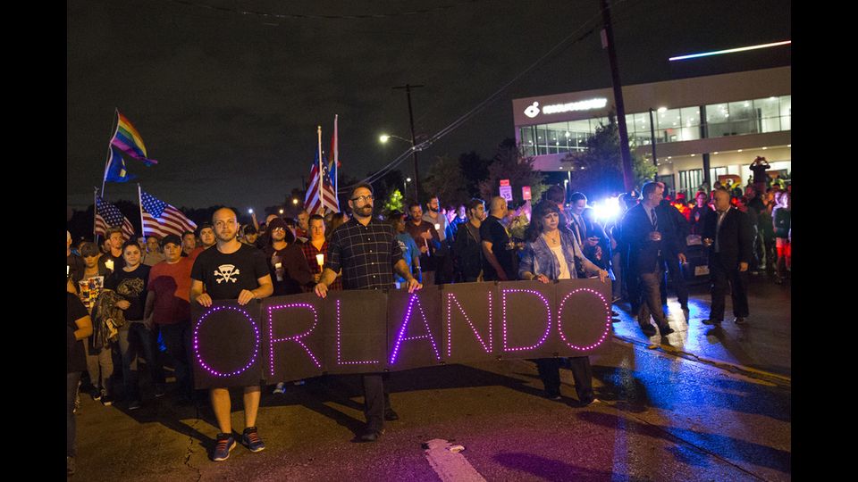 Strage locale gay Orlando (Afp)