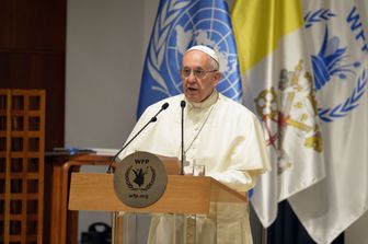 &nbsp;Papa al Programma alimentare mondiale Wfp