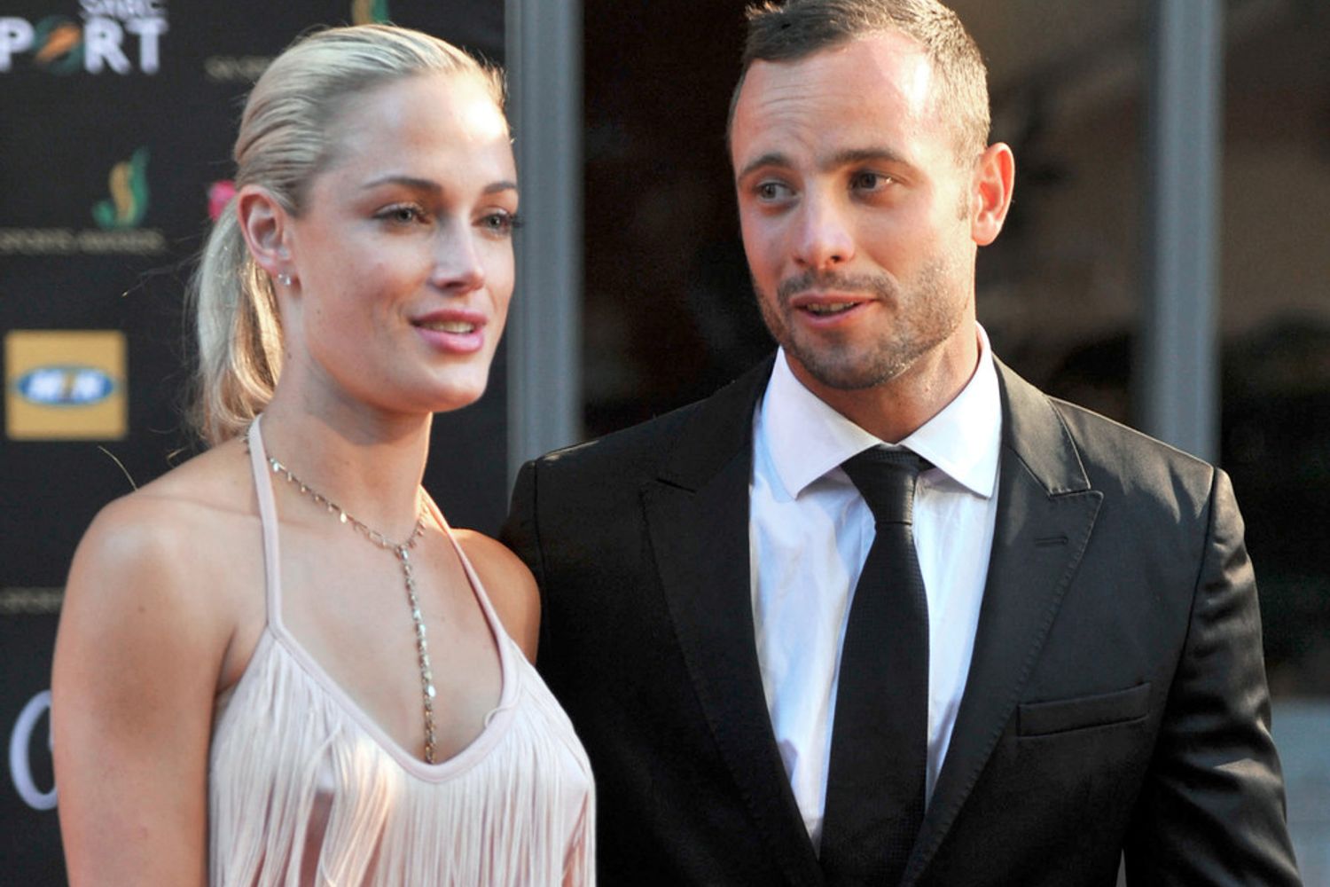 Reeva Steenkamp e Oscar  Pistorius (Afp)&nbsp;