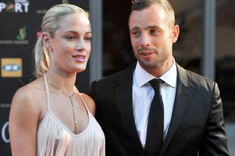 Reeva Steenkamp e Oscar  Pistorius (Afp)&nbsp;