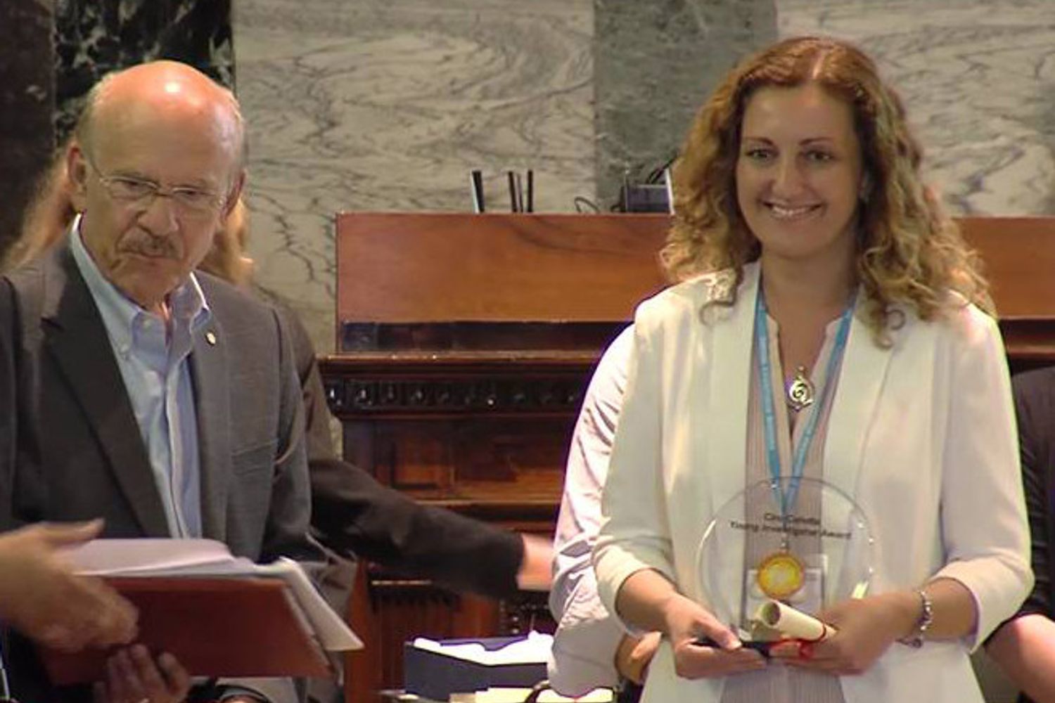 &nbsp;Nobel Luis Ignarro e Alma Martelli