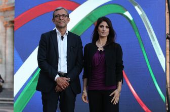 Raggi Giachetti sky tg24 il confronto