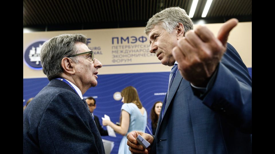 Antonio Fallico, di Conoscere Eurasia, e Leonid Mikhelson, di NOVATEK