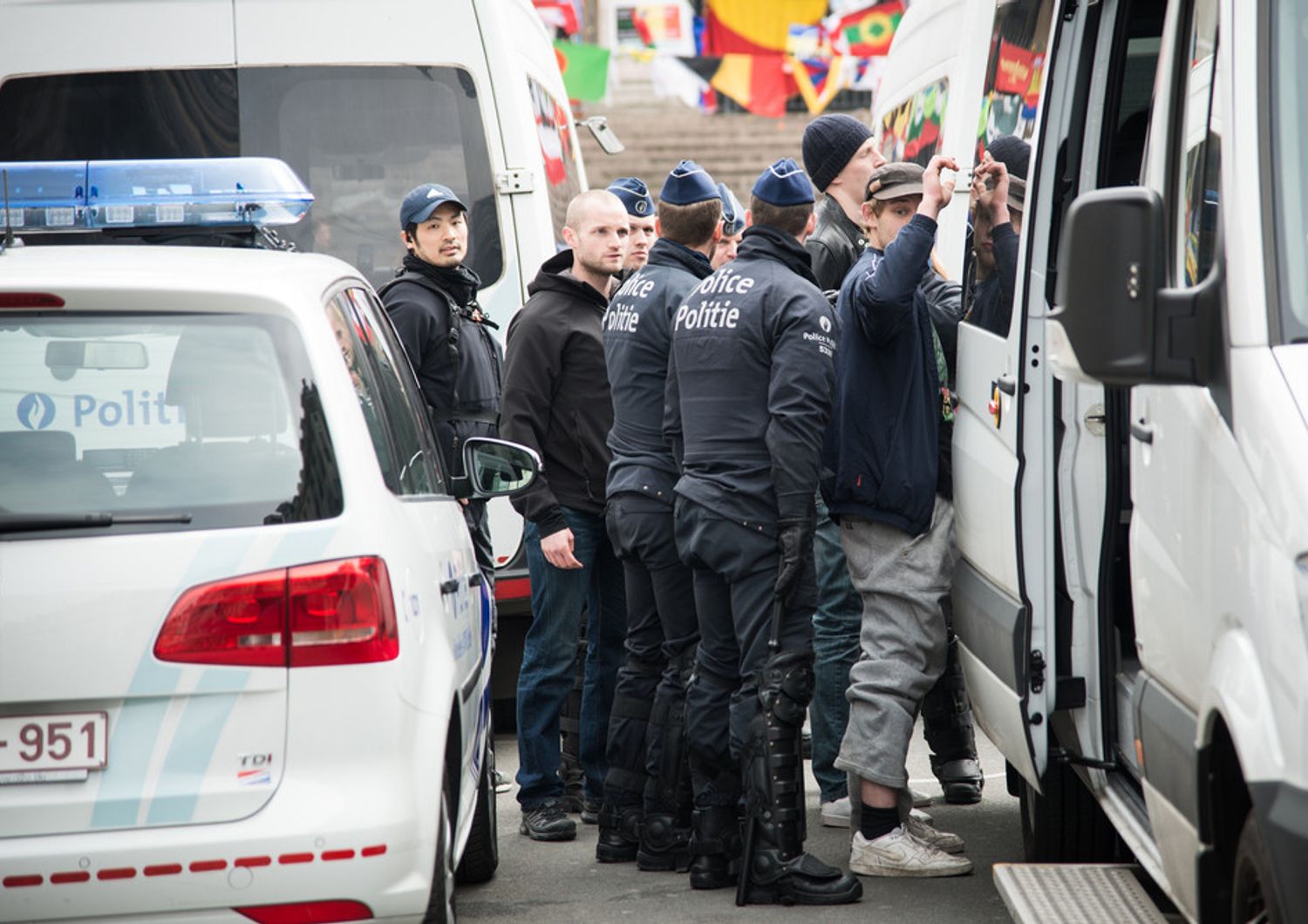 &nbsp;Belgio polizia perquisizioni arresti - afp