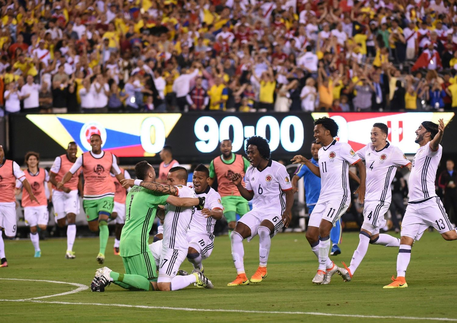 &nbsp;Coppa America Colombia ai rigori batte il Peru' (Afp)