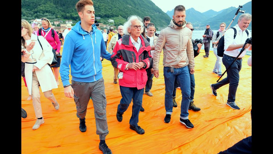 Christo Vladimirov Yavachev, ideatore del progetto 'The floating piers' (afp)&nbsp;