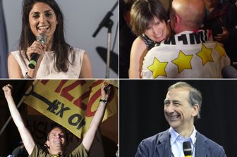 &nbsp;Raggi, Appendino, de Magistris, Sala