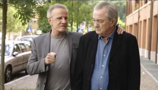 Christopher Lambert e Remo Girone in una scena di 'Mothers' di Liana Marabini