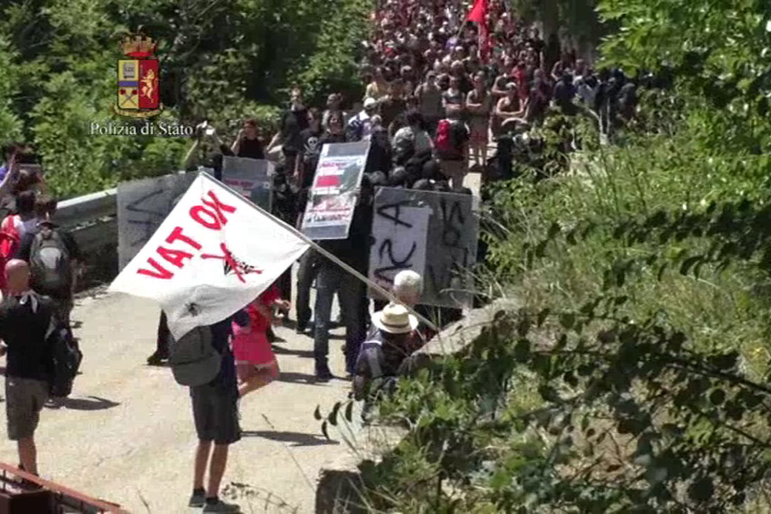 scontri no tav Chiomonte&nbsp;