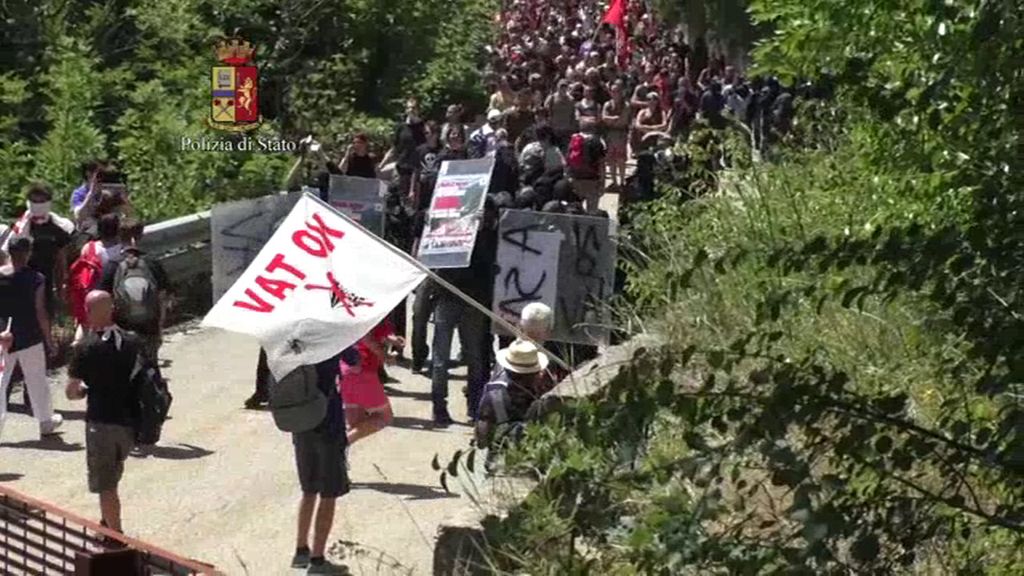 scontri no tav Chiomonte&nbsp;