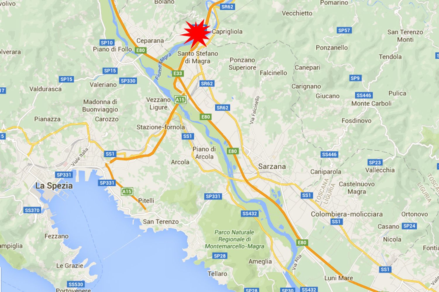 Terremoto La Spezia