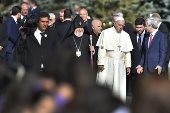 papa francesco in Armenia (Afp)&nbsp;