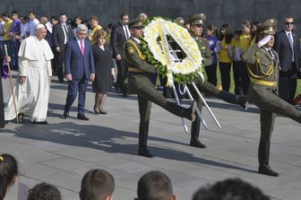 papa francesco in Armenia (Afp)&nbsp;