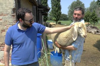 Raffaele Vacchi con il sindaco&nbsp;