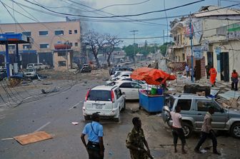 &nbsp; Mogadiscio attacco a Naasa Hablood hotel - afp