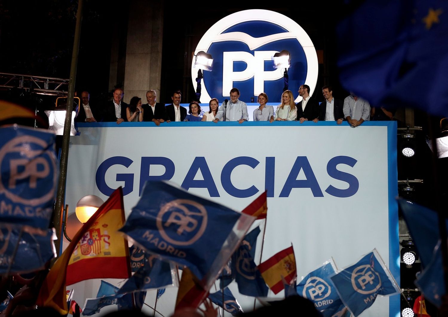 Spagna elezioni vittoria Popolari Mariano Rajoy