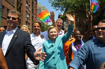 Hillary Clinton gay pride (afp)&nbsp;