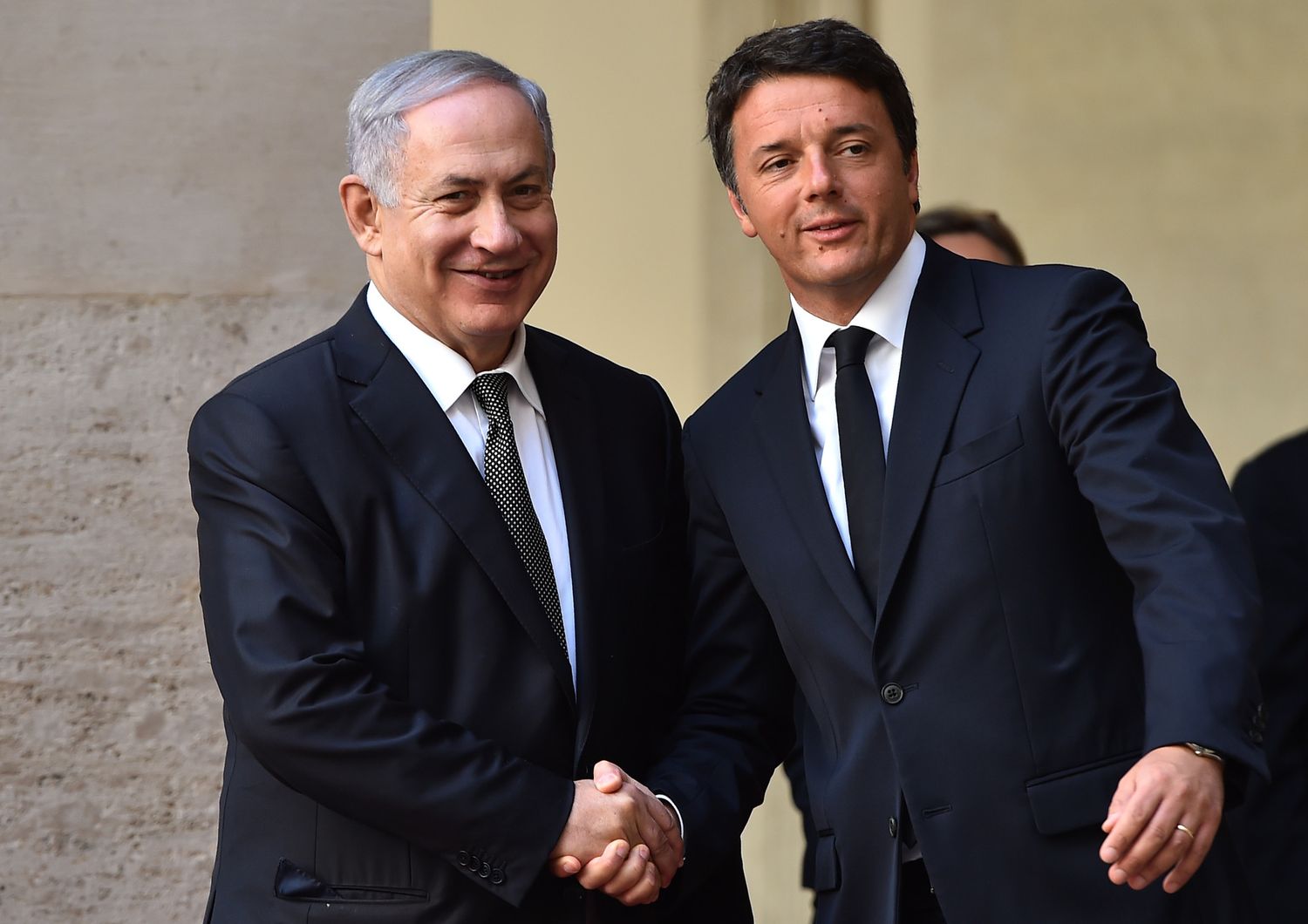 Netanyahu Renzi (Afp)