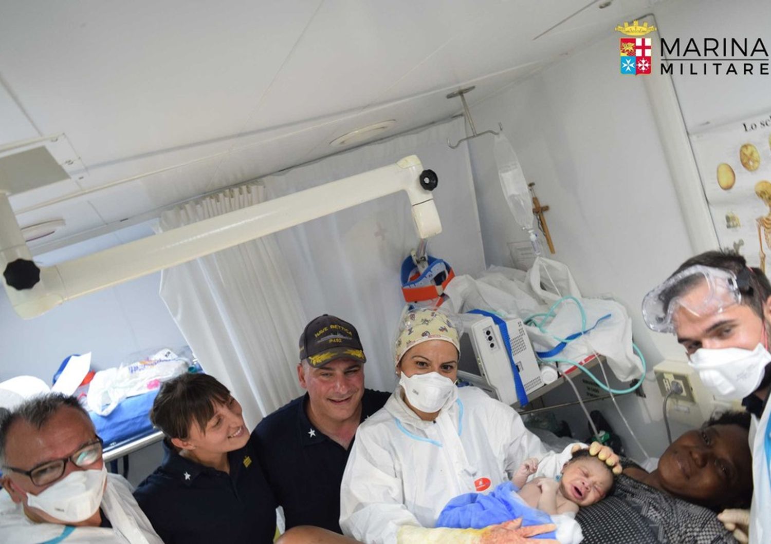 Marina Militare nato bambino a bordo del pattugliatore Bettica&nbsp;