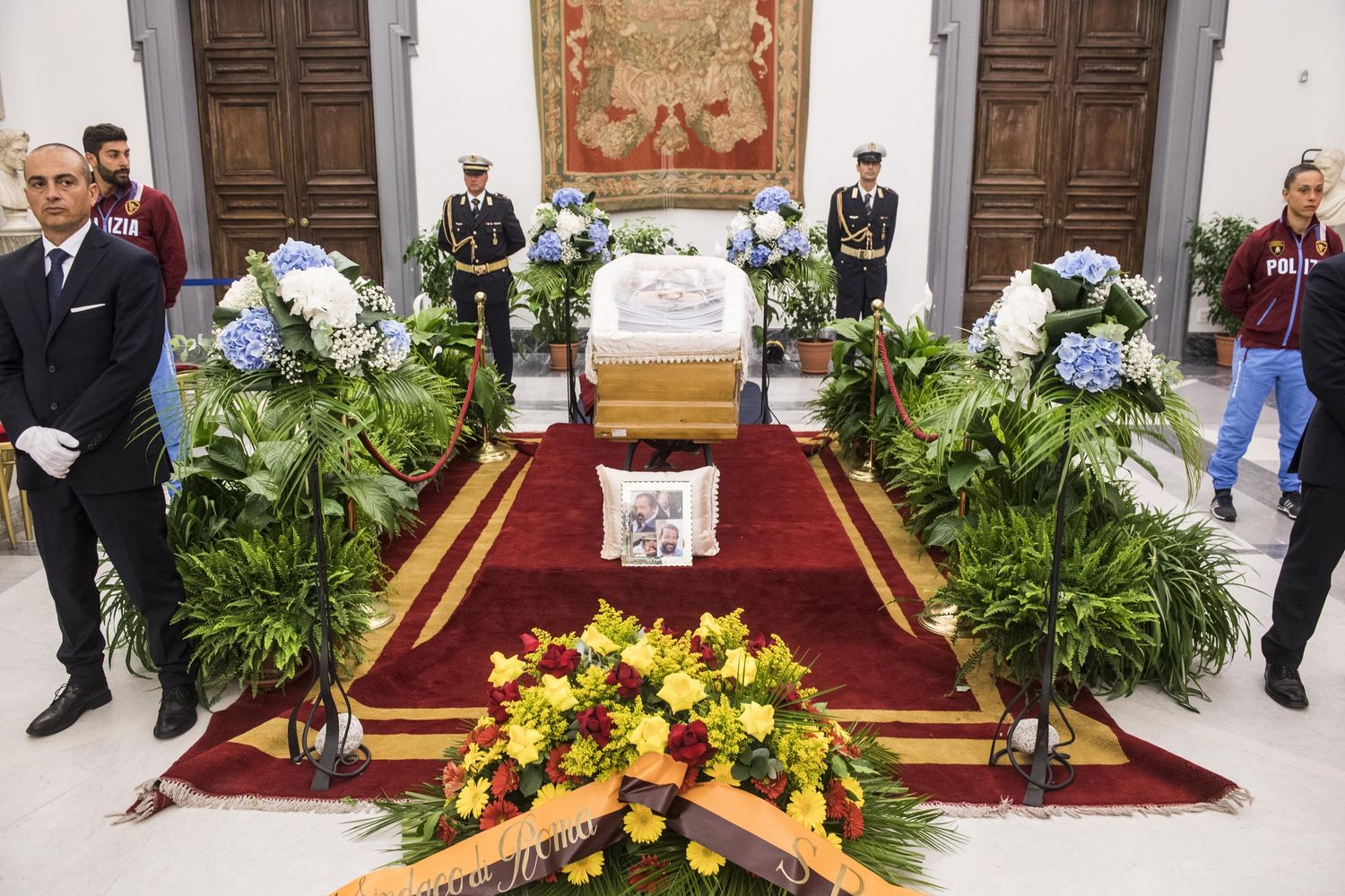 &nbsp;Bud Spencer camera ardente Campidoglio