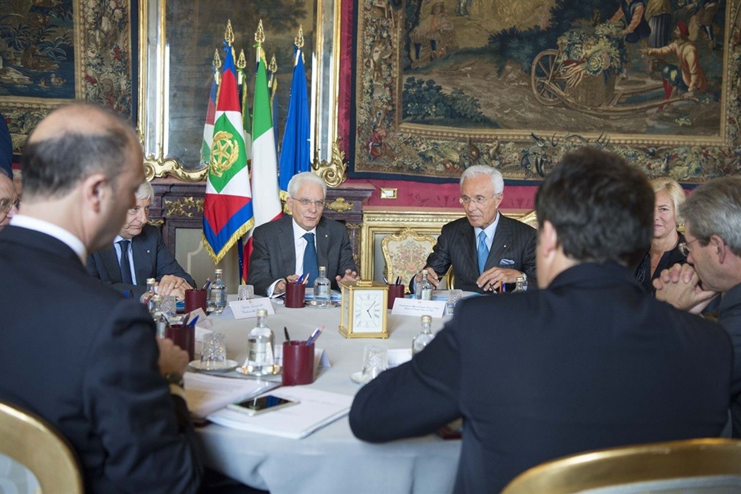 &nbsp;Riunione consiglio superiore difesa - quirinale