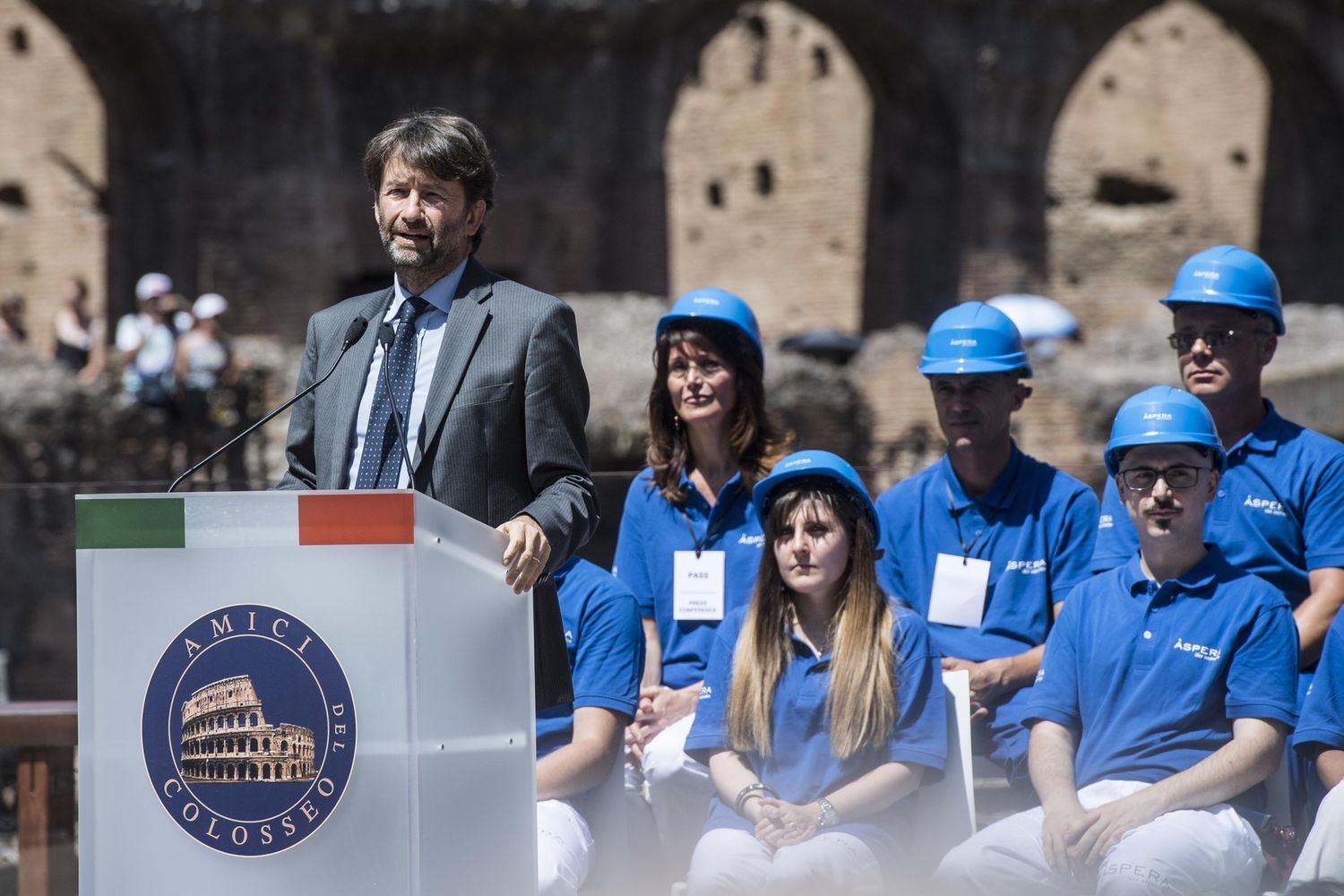 Dario Franceschini, Colosseo (agf)&nbsp;