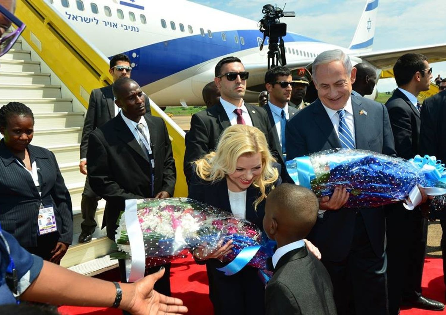 &nbsp;Benjamin Netanyahu in Uganda - fb
