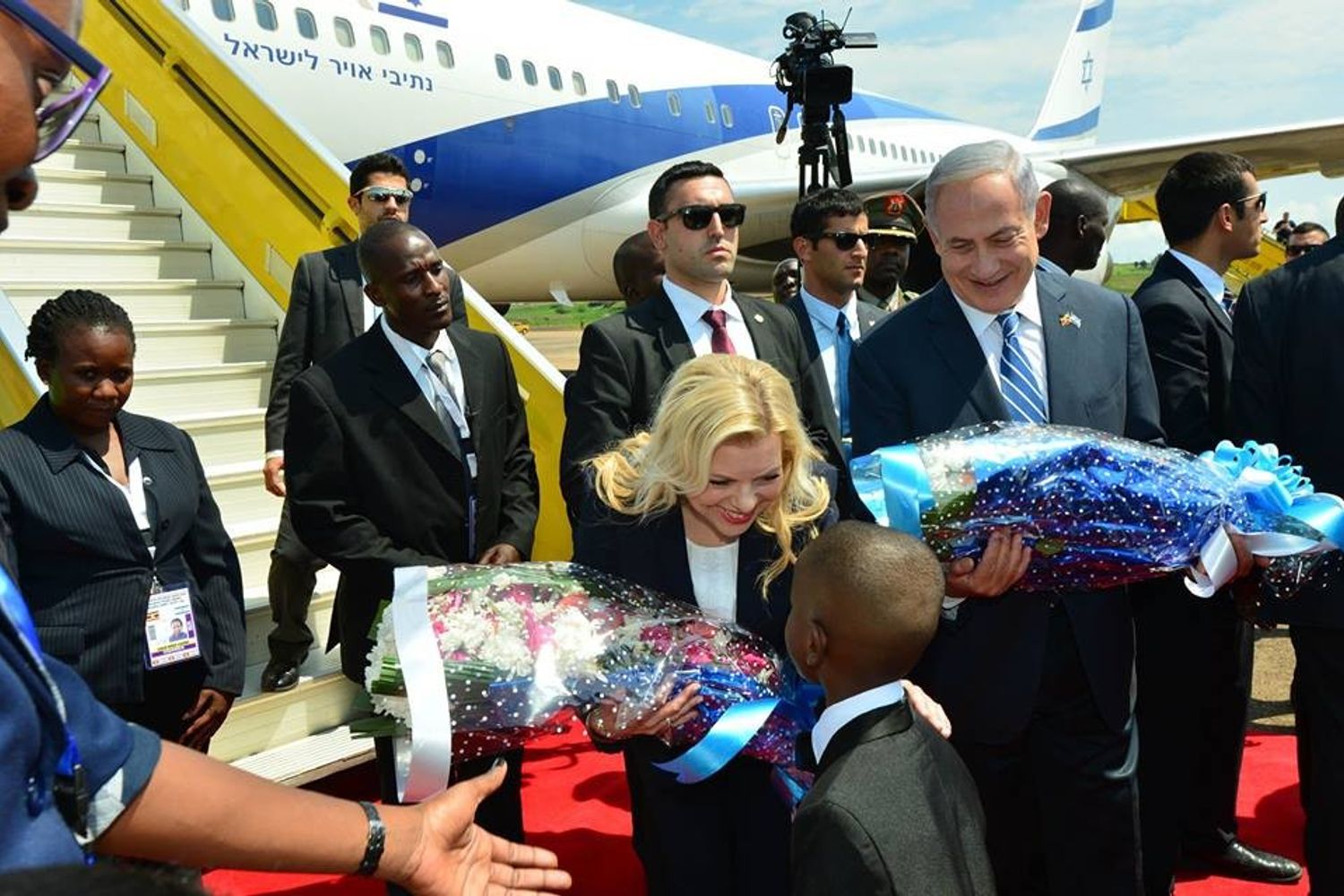 &nbsp;Benjamin Netanyahu in Uganda - fb