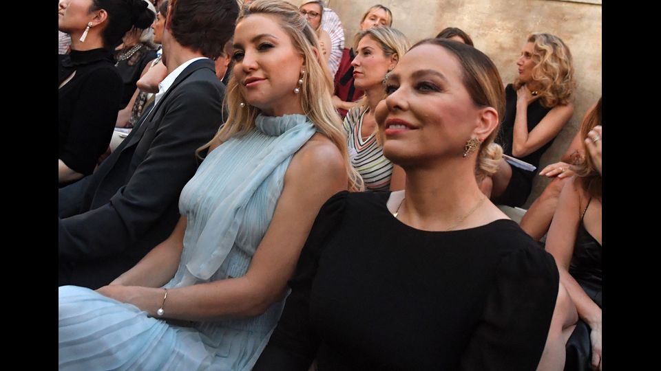 Le attrici Kate Hudson e Ornella Muti (Afp)