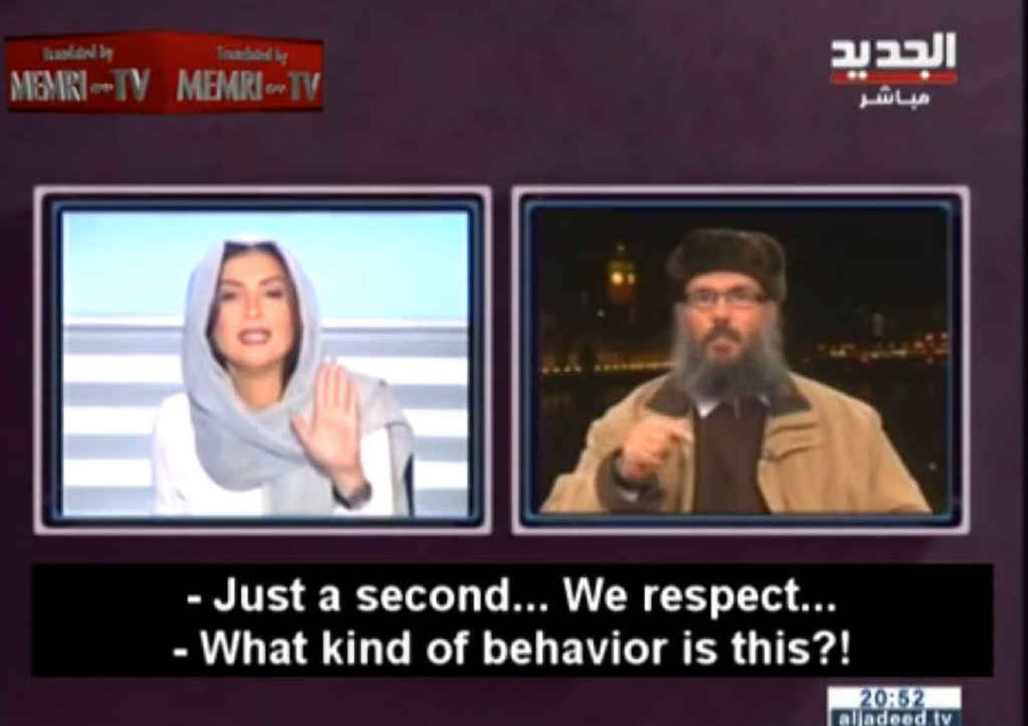 "Qui comando io", conduttrice libanese zittisce islamista