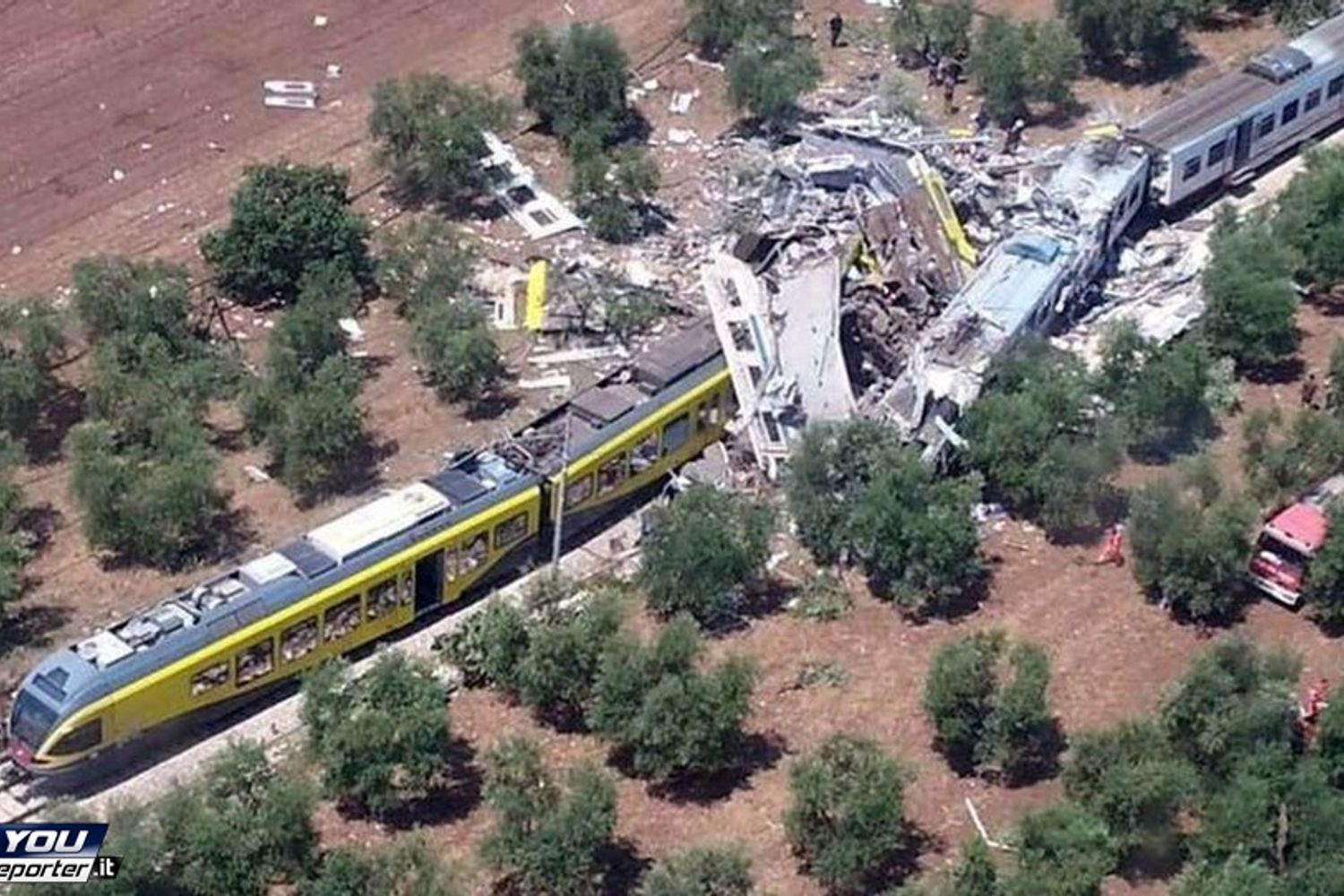 &nbsp;Scontro treni pendolari in Puglia