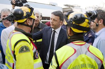 &nbsp;Renzi visita luogo disastro ferroviario Puglia