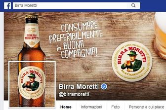 &nbsp;Birra moretti facebook