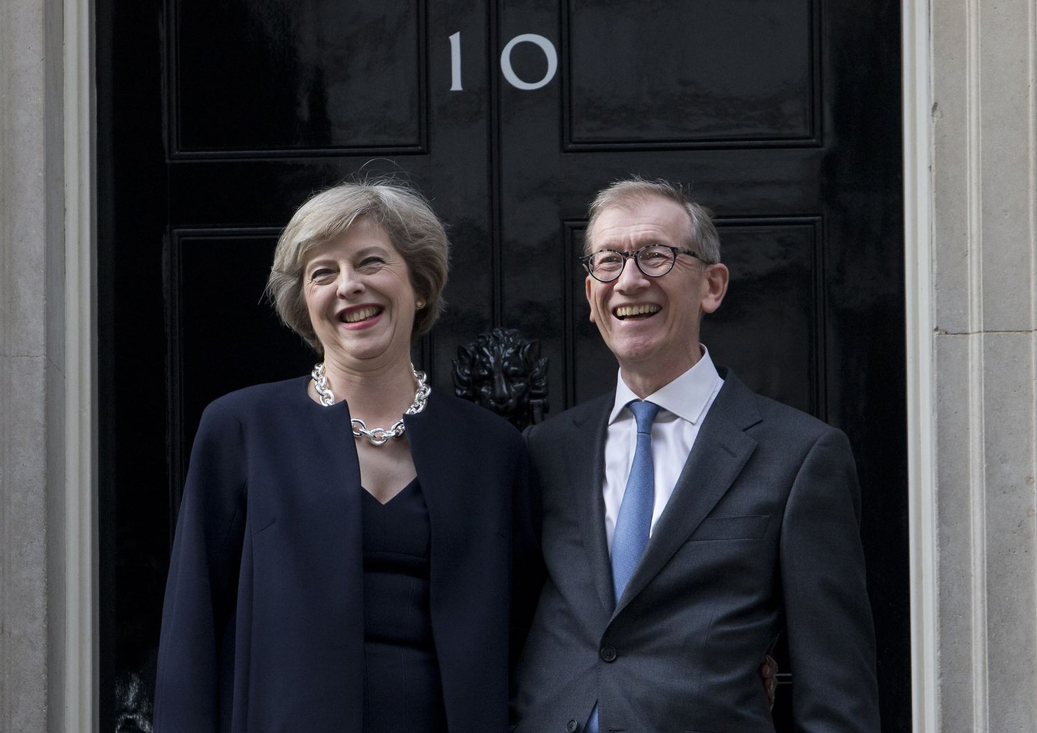 Theresa May e marito Philip John