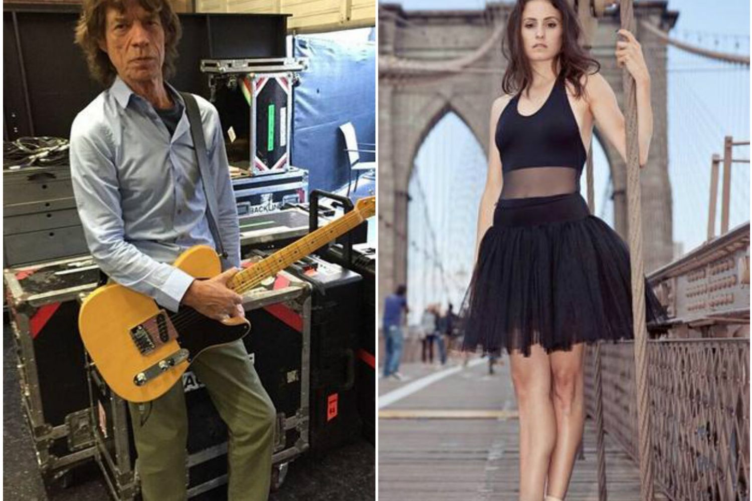 &nbsp;Mick Jagger e&nbsp;Melanie Hamrick