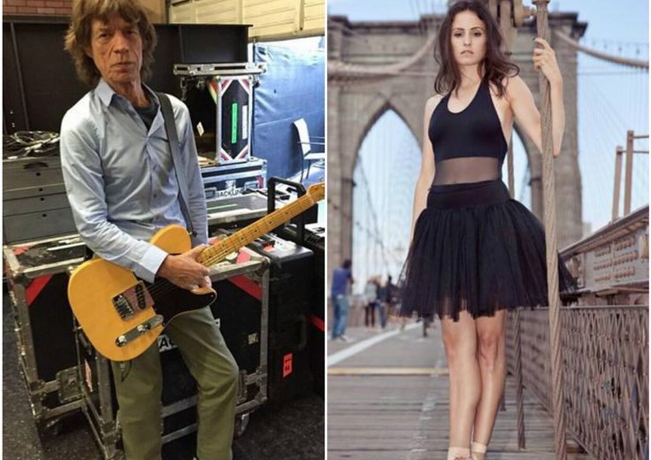 &nbsp;Mick Jagger e&nbsp;Melanie Hamrick