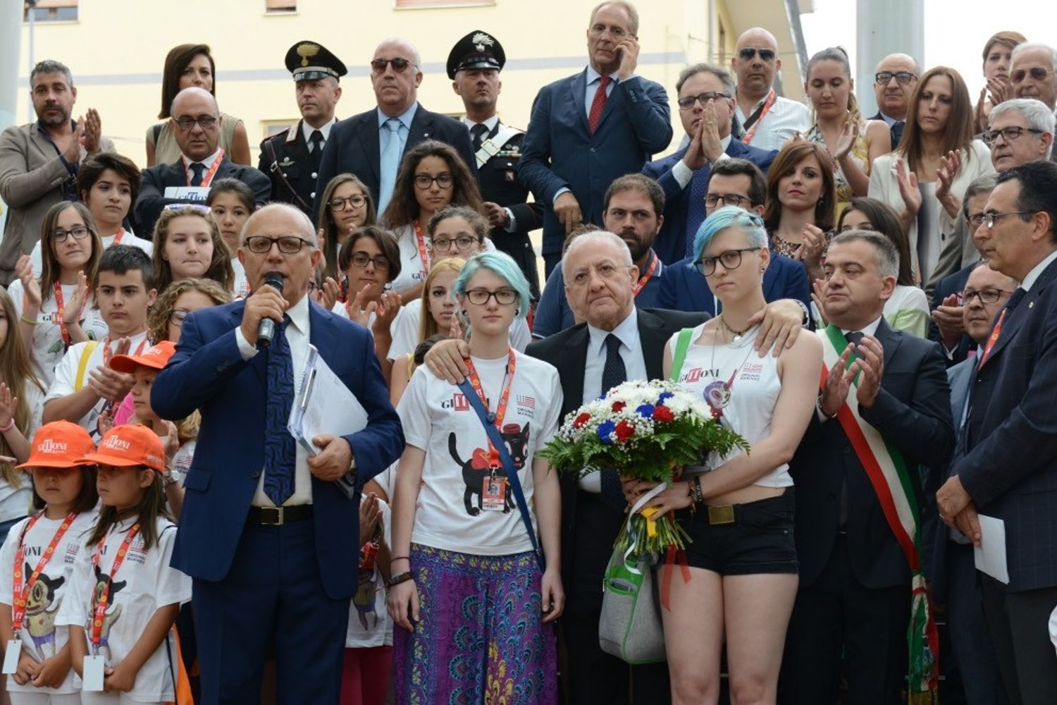 &nbsp;Giffoni Film Festival inaugurazione con presidente Campania Vincenzo De Luca