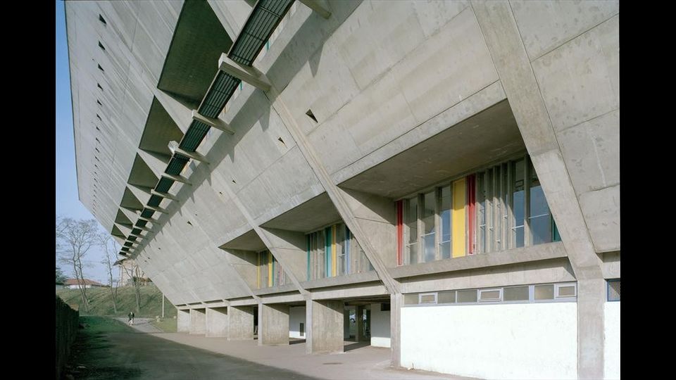 Maison de la Culture a Firminy, Francia (1953) - foto dal sito fondazionelecorbusier.fr