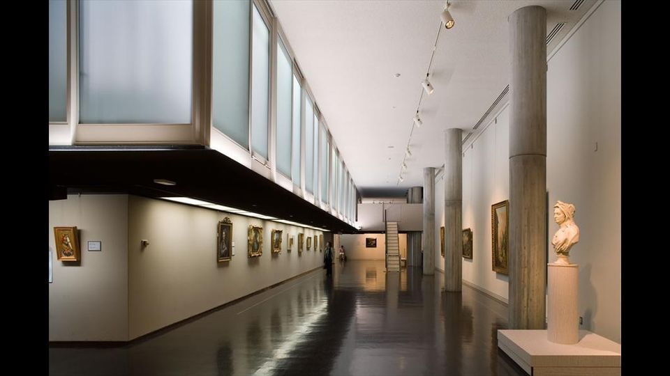 &nbsp;Il Museo Nazionale delle Belle Arti dell'Occidente Taito-Ku, Tokyo (1955), particolare degli interni -&nbsp;foto dal sito fondazionelecorbusier.fr