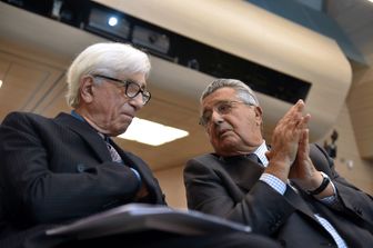 Carlo-De-Benedetti-e-Franco-Debenedetti-(Imagoeconomica)&nbsp;