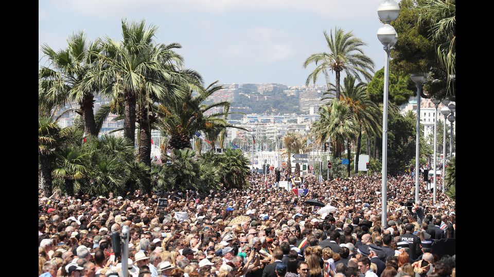 Cerimonia al Promenade Des Anglais di Nizza (Afp) &nbsp;