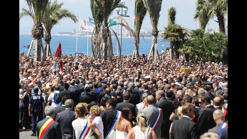 Cerimonia al Promenade Des Anglais di Nizza (Afp) &nbsp;