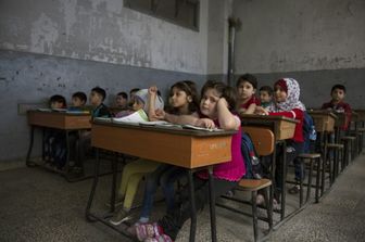 &nbsp;Libano siria bambini siriani scuola istruzione - afp