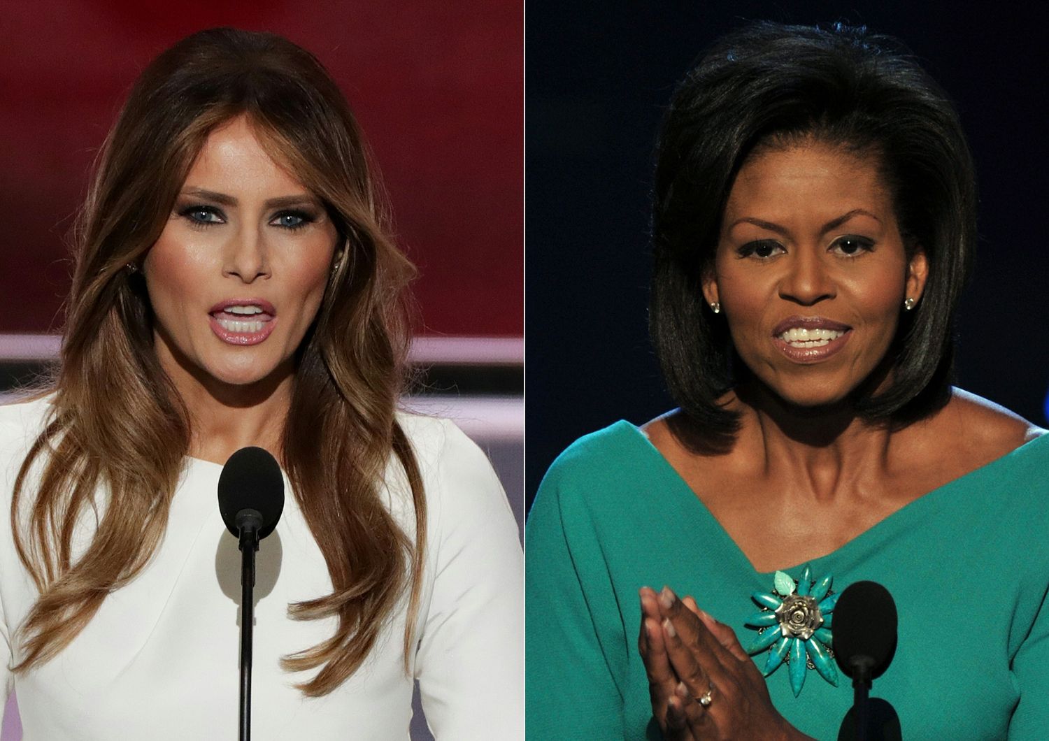 Melania Trump Michelle Obama (afp)&nbsp;