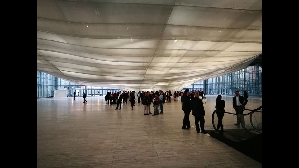 &nbsp;Uno degli spazi per l'accoglienza e il catering dei congressisti