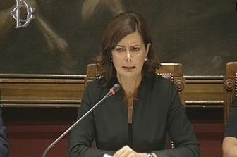 &nbsp;Laura Boldrini cerimonia del ventaglio - camera