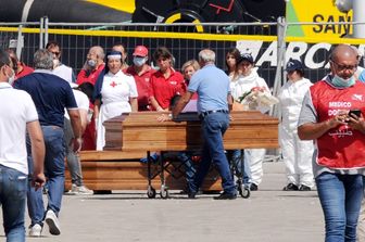 &nbsp;Trapani migranti immigrati morti salme - afp